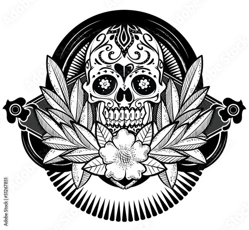 Floral Skull