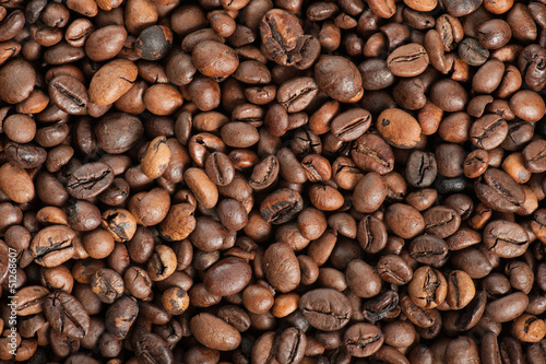 coffee beans closeup © winston