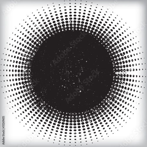 Grunge halftones background