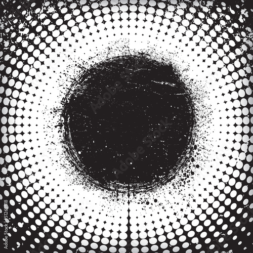 Grunge halftones background
