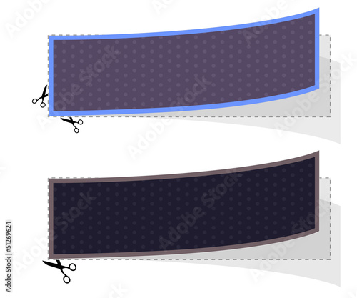 set of special dotted labels - hipster design