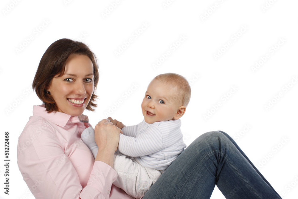 Glückliche Mutter mit Baby - happy mother with baby Glückliche Mutter mit Baby - happy mother with baby