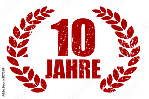 stempel, 10 JAHRE