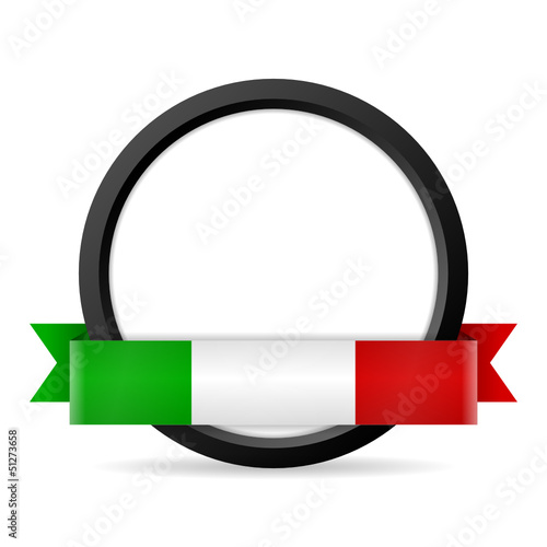 button mit banner italien I