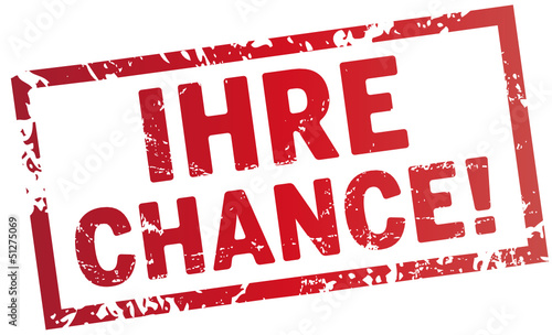 Stempel Ihre Chance