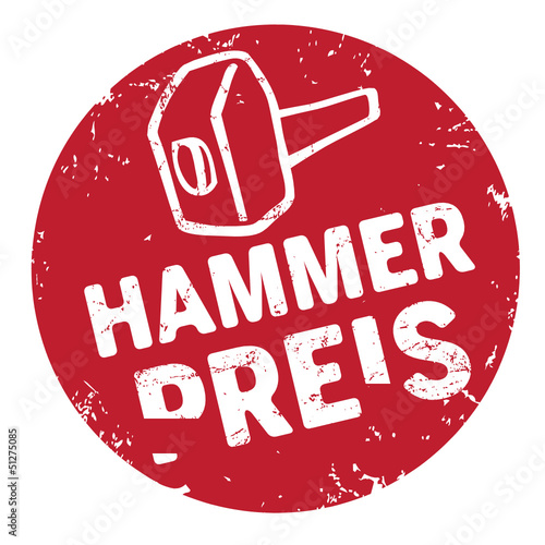 Hammerpreis Button