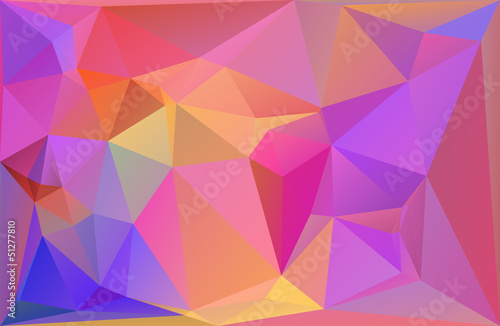 Colorful abstract texture with triangles