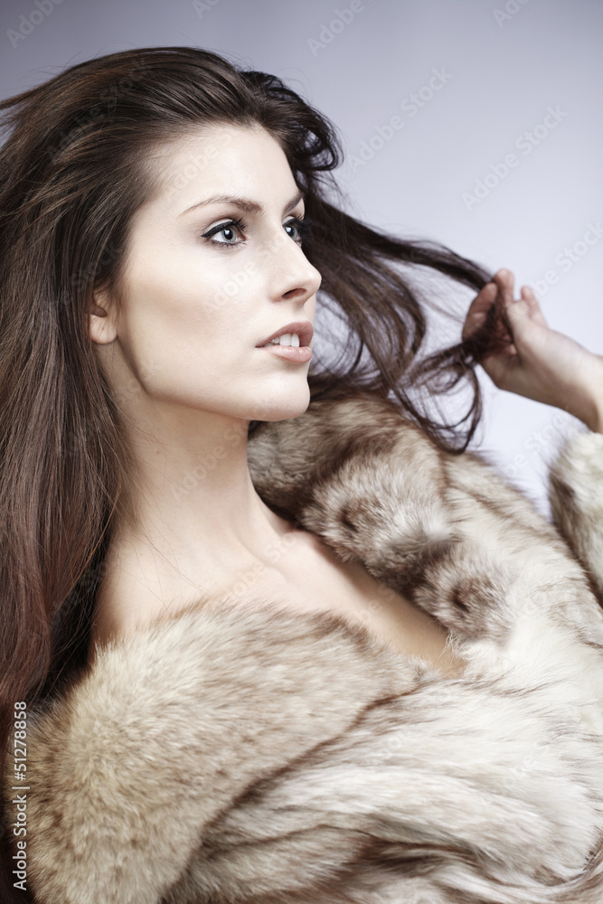 Furcoat beauty in studio Furcoat beauty in studio