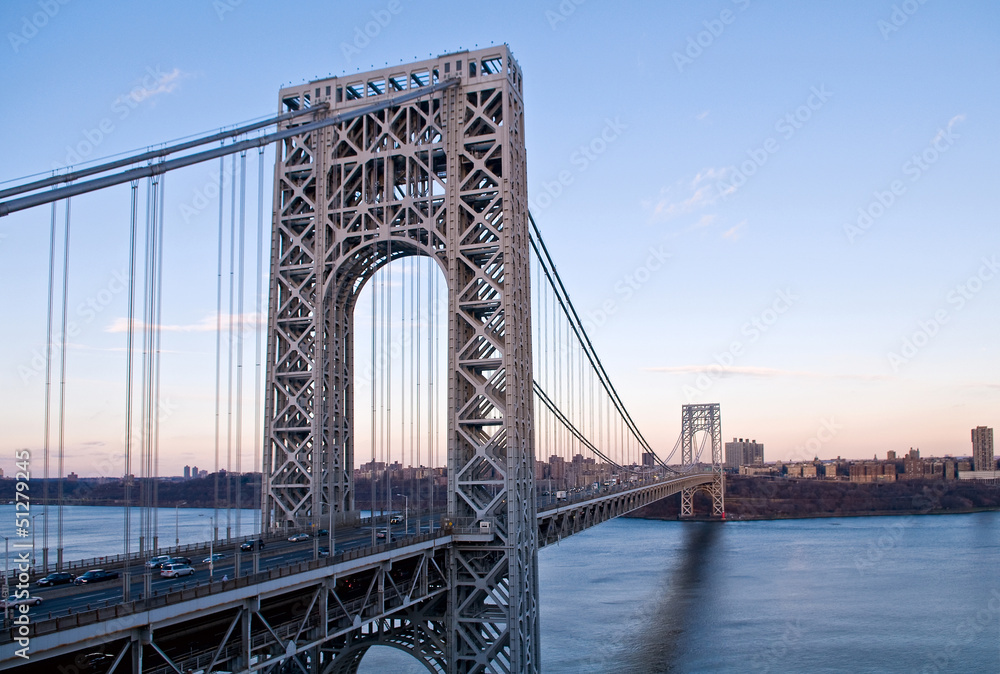 Obraz premium George Washington Bridge, Nowy Jork. NY