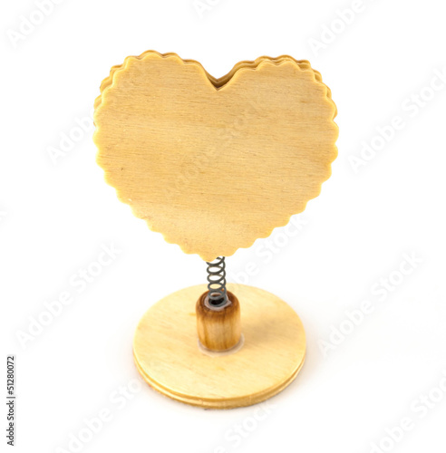 wood heart shape