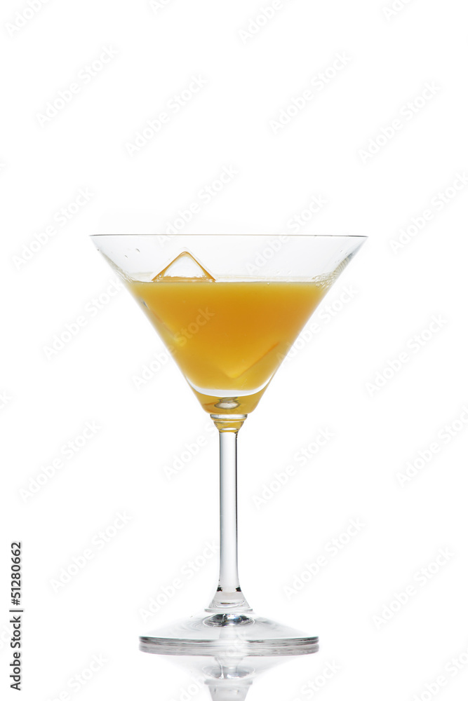 Cocktail isolated on white