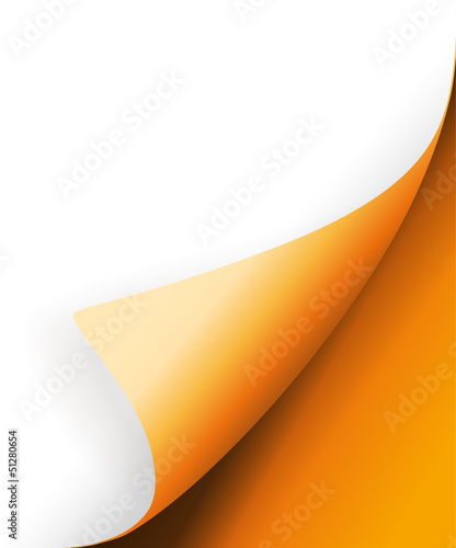 Orange Ecke vector