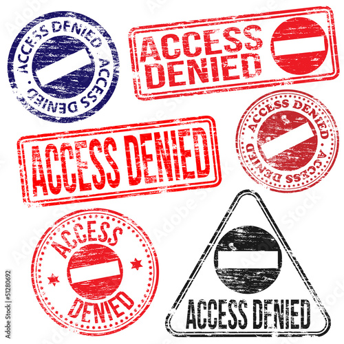 Access Denied Stamps