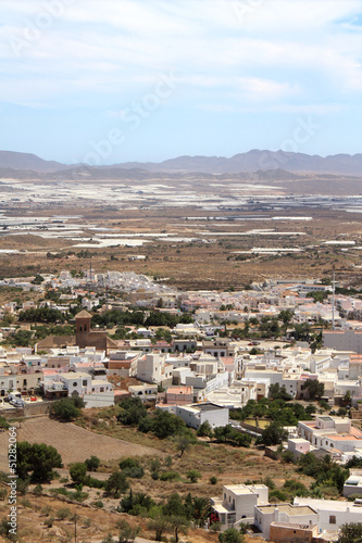 Typical Andalusian village in the south of Spain.