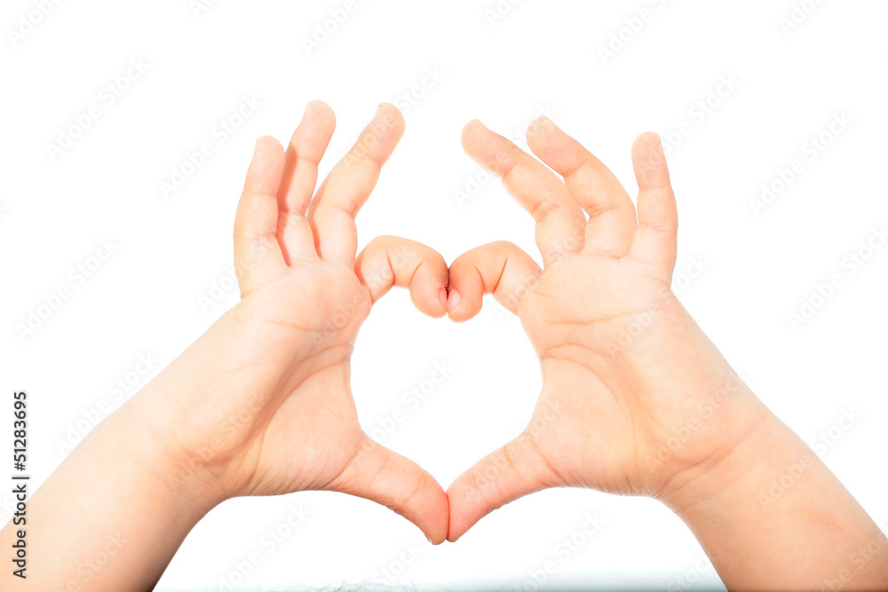 Manos haciendo un corazón Manos haciendo un corazón
