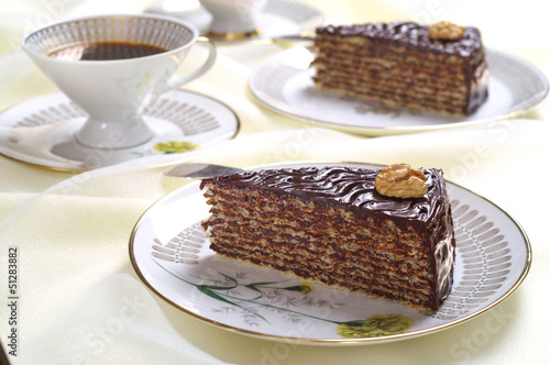 Obraz na płótnie Pischinger waffles - delicious cake