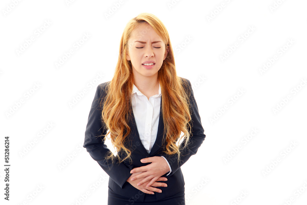腹痛に苦しOL 腹痛に苦しOL