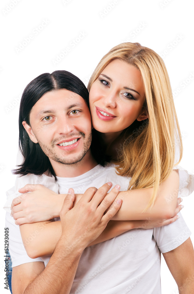 Pair of man and woman in love Pair of man and woman in love