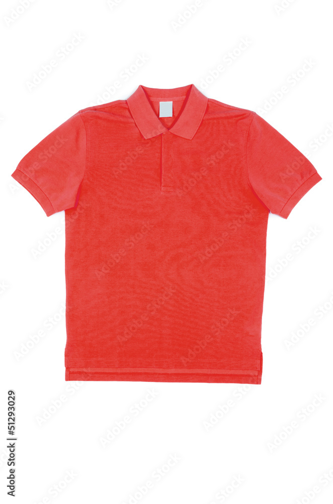Male t-shirt isolated on the white background Male t-shirt isolated on the white background