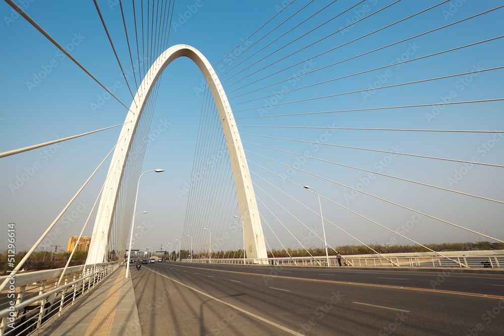 Obraz premium cable stayed bridge