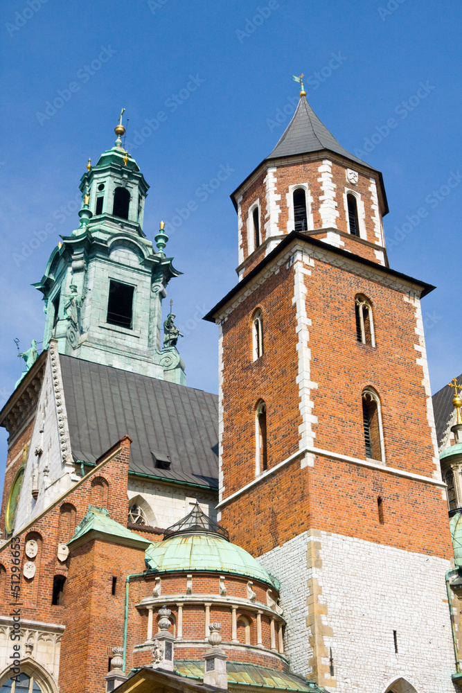  Saint Stanislas Cathedral at Wawel castle, Krakow, Poland