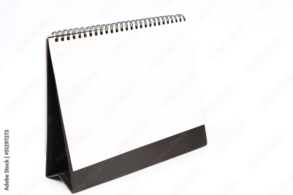 Blank desktop calendar Blank desktop calendar