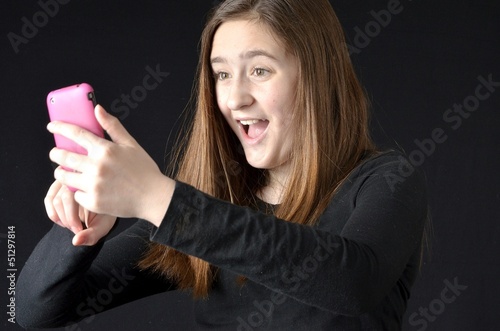 Cell phone selfy