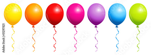 Colored Balloons Rainbow