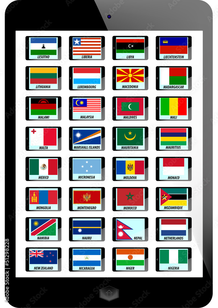 set of flag set of flag