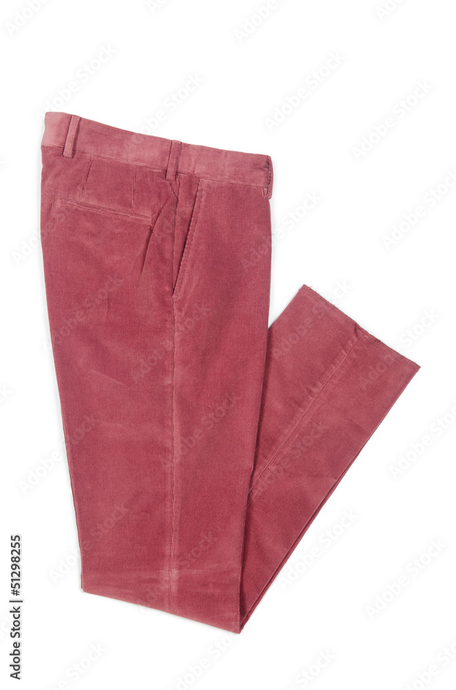 Trousers isolated on the white