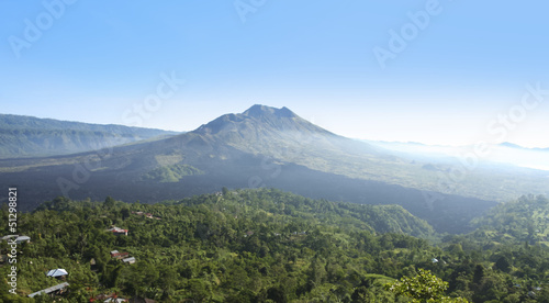 Kintamani volcano and lake batur bali