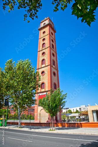 Torre de los Perdigones. Antique tower in Seville. Spain
