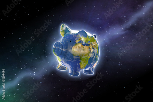 Piggy bank - Earth Pig