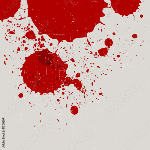 abstract vintage red watercolor splash