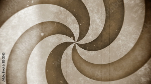 Vintage retro film hypnosis circle (seamless loop)