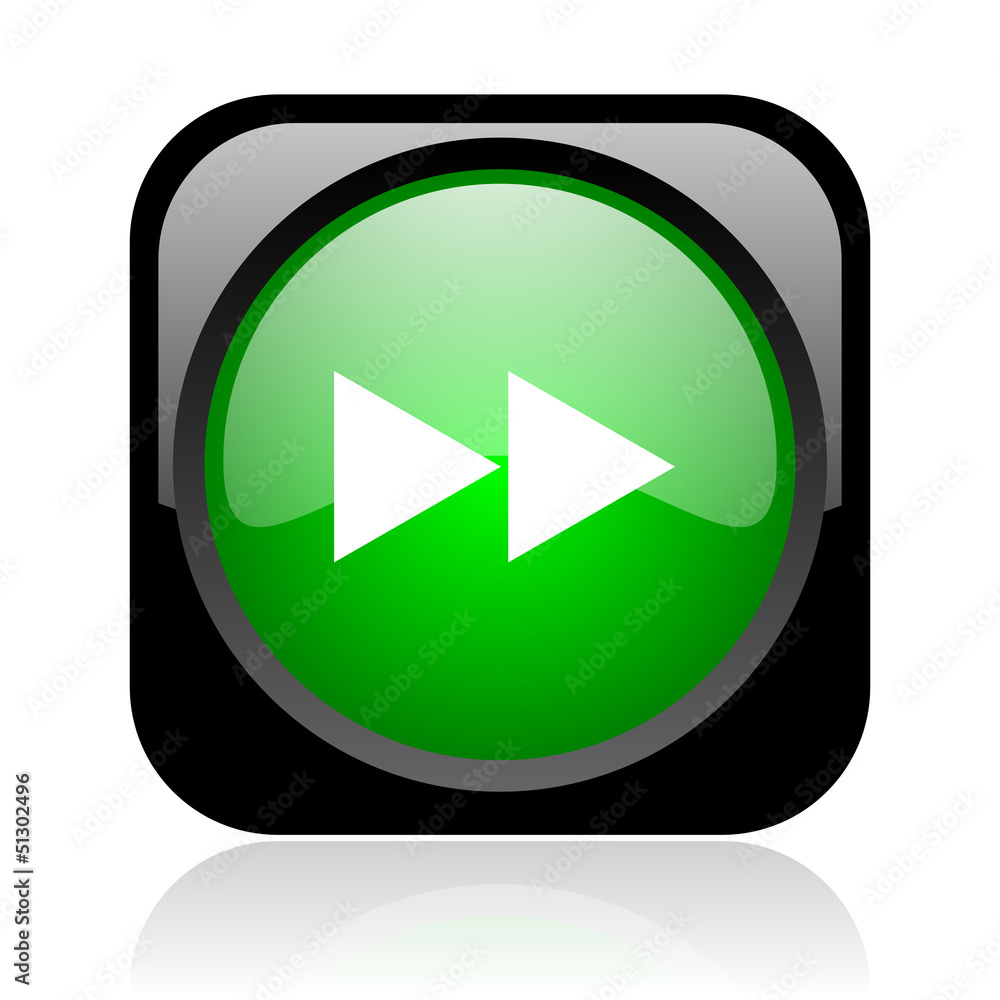 scroll black and green square web glossy icon scroll black and green square web glossy icon