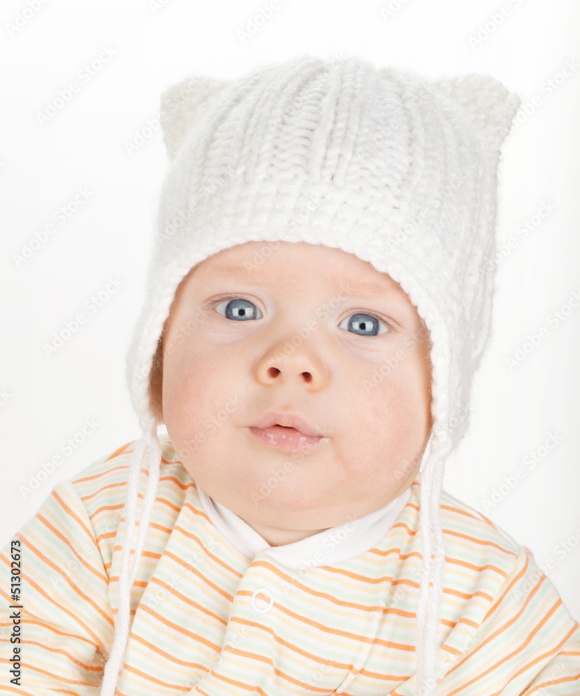 Closeup portrait of cute baby Closeup portrait of cute baby