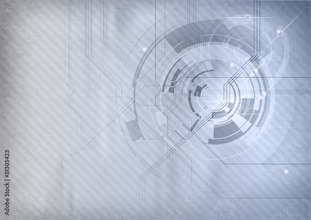 Obraz premium grey tech background