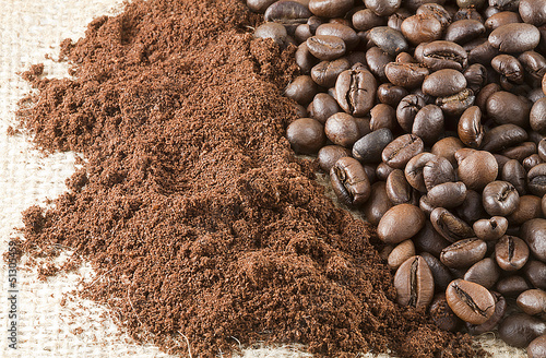 Caffè macinato e Caffè in chicchi