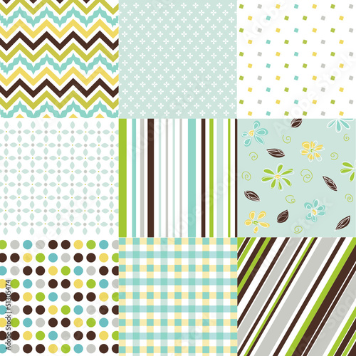 seamless patterns with fabric texture