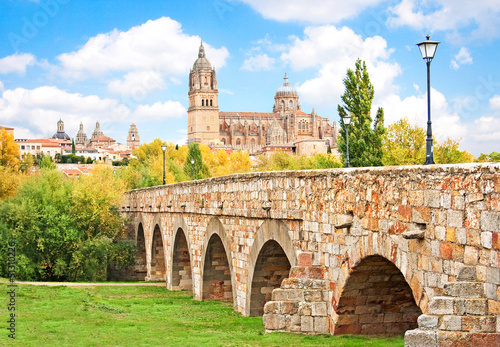 Obraz na płótnie City of Salamanca, Castilla y Leon region, Spain w salonie