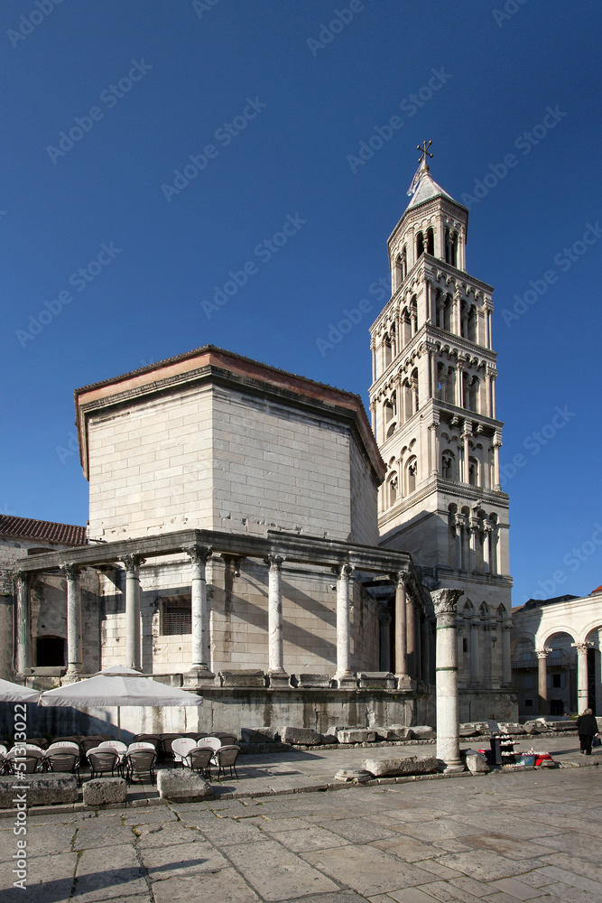 Cathedral of St Domnius in Split in Croatia