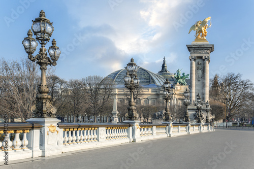 Fotografi Paris France Pont Alexandre III