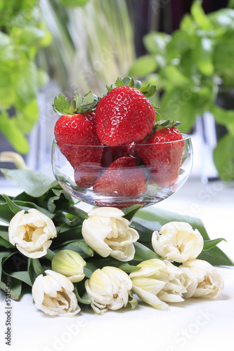 Foto Strawberries in goblet