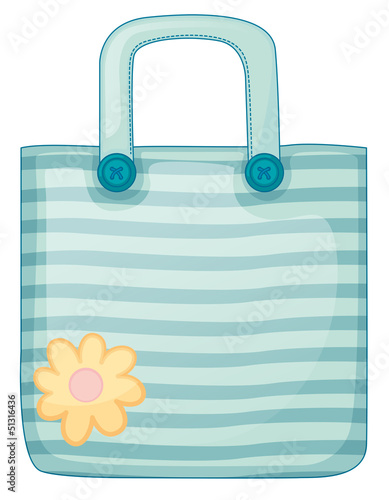 A blue bag
