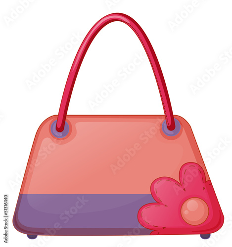 A pink fashion bag