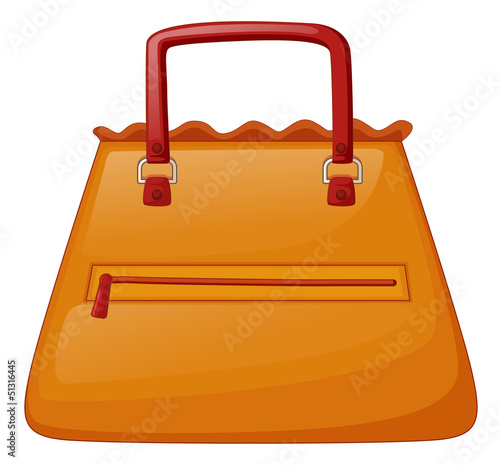 An orange bag