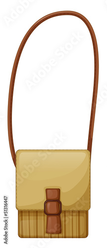 A brown slingbag