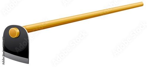 A garden hoe