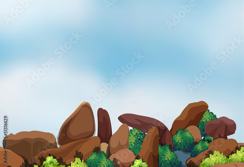 Big rock formation